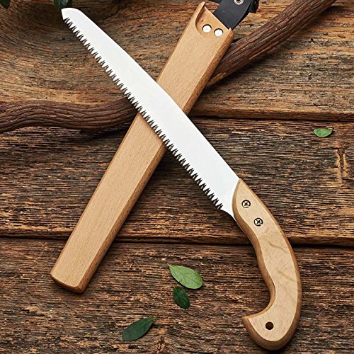 Kings County Tools Hand Pruning Saw | Fast Cutting Japanese Style Teeth | Progressive Deep Tooth Pattern | Quick and Safe Wood Cutting Hand Tool