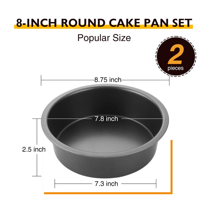 HONGBAKE Angel Food Cake Pan with Removable Bottom, 10 Inch Tube Pan,  Nonstick Pound Cake Pans for Baking, Chiffon Cake Mold, 16-Cup, Heavy Duty  