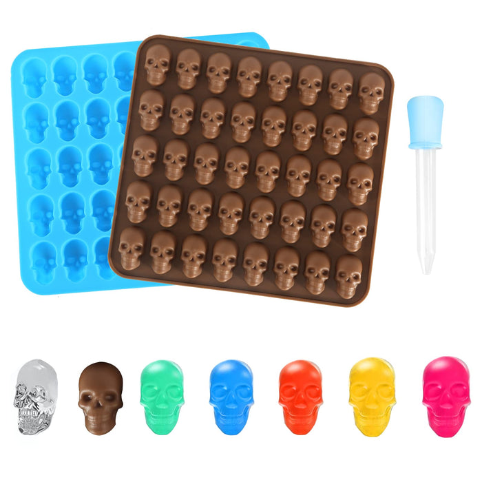 Dog Bone Candy Molds Silicone - Dog Treat Silicone Mold Blue Melting Chocolate  Molds Ice Cube Mini