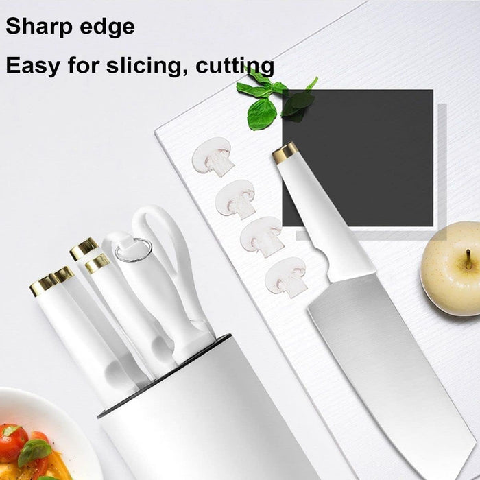 Kitchen Knife Set, Justup 7pcs Stainless Steel Knife Sets for Kitchen —  CHIMIYA