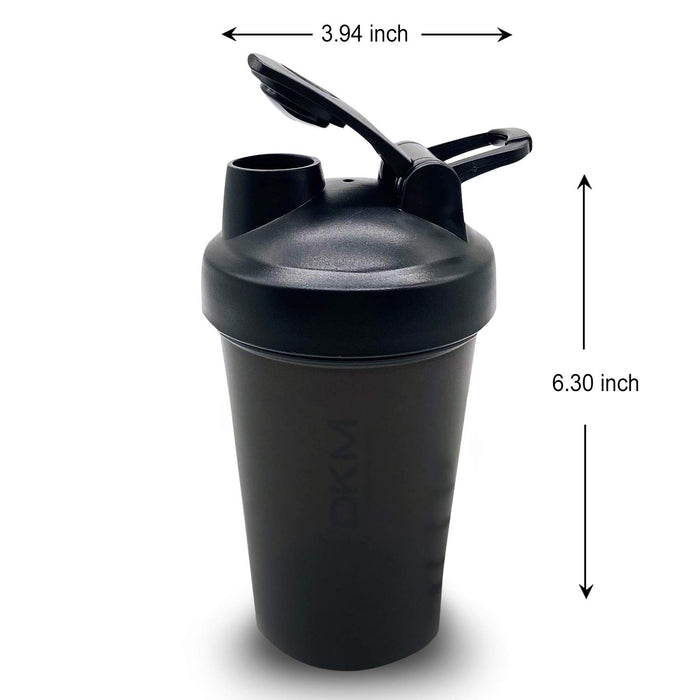 Shaker Bottle with Shaker Balls Leak Proof Drink Shaker Bottle Ideal for  Workout Supplements,Protein powder, BPA Free, Nutrition, Portable Fitness  Bottle for Fitness Enthusiasts Athletes (400ml,12-OZ. 