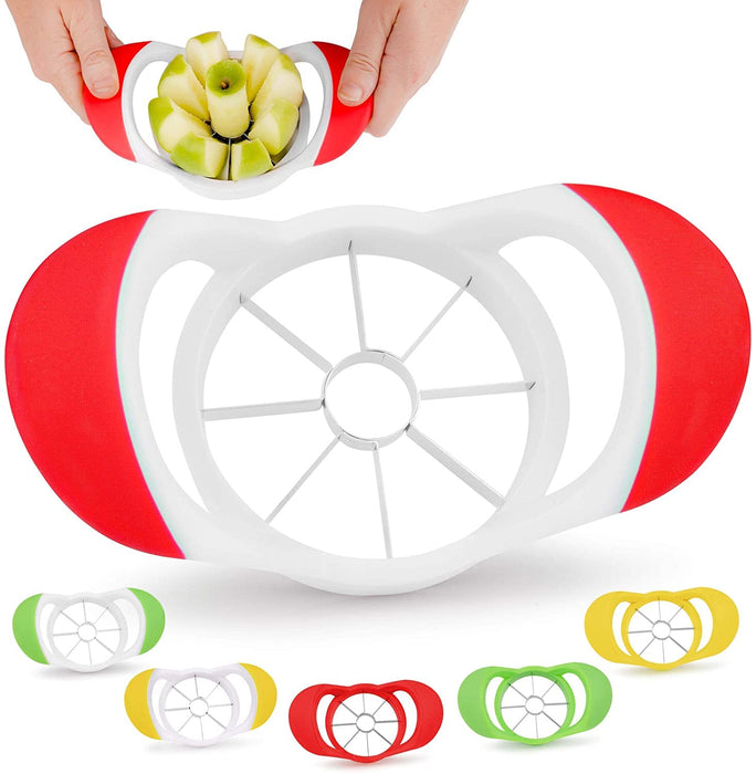 Uniques 8 Blade Apple Slier and orer Easy Grip Apple utter With Stainless Steel Blades Fast Usage Apple orer And Slier Tool That
