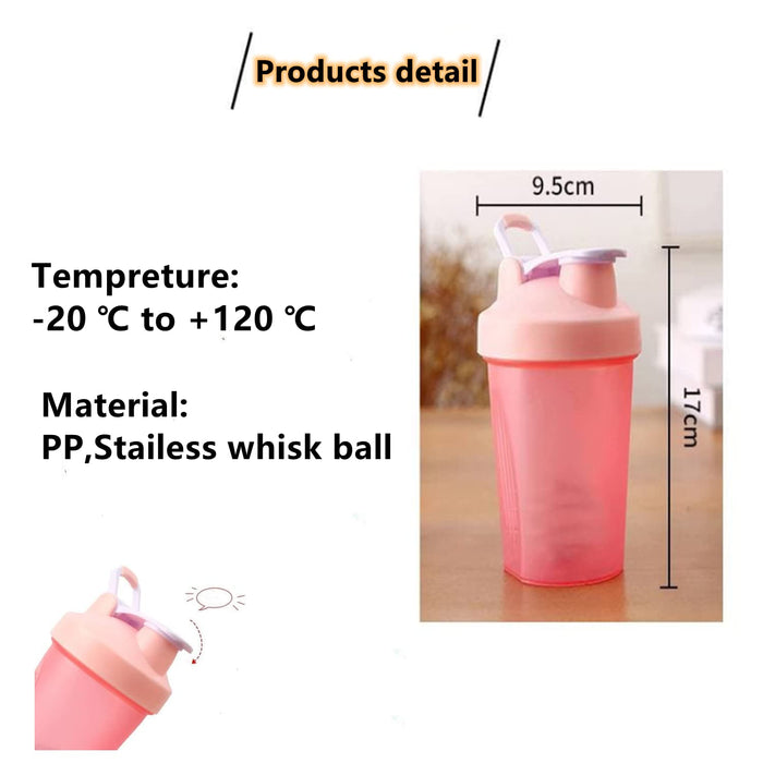 Protein Shaker Bottle Blender for Shake and Pre Work Out, Best