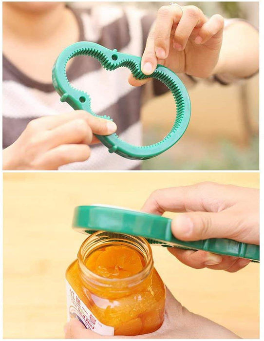 Jar Opener Rubber Quick Lid Bottle Cap Grip Twister Remover Kitchen Tool