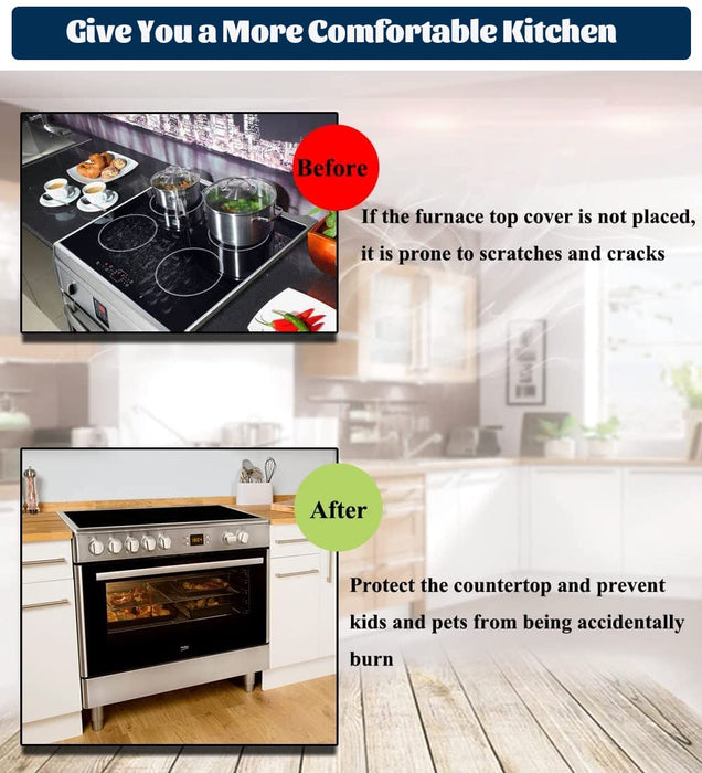 Stove Top Covers, 28.5x 20.5 inch Electric Stove Cover Mat