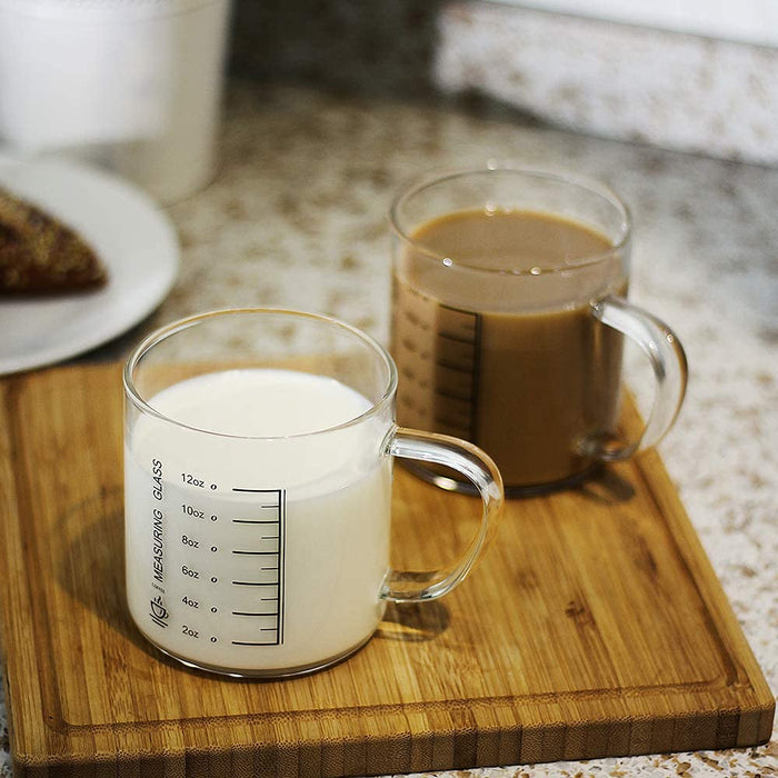 LUXU 4pcs Set Simple Glass Coffee Mugs-Hand Blown&Seamless Design,14 oz  Clear Coffee Cups-Heat Resis…See more LUXU 4pcs Set Simple Glass Coffee