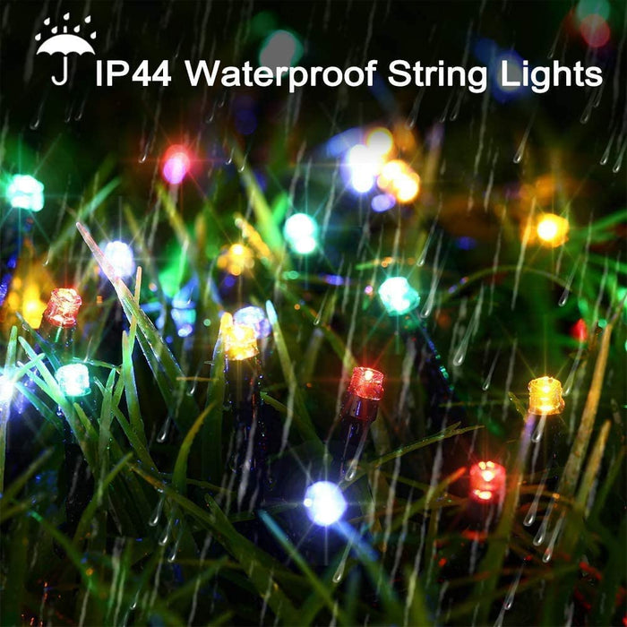 Battery Powered Christmas Lights, Quntis Christmas Tree Lights 132ft 300  LED Christmas String Lights Battery Operated Timer 8 Modes Waterproof  Decorative Lights for Holiday Wedding Party Multicolor 