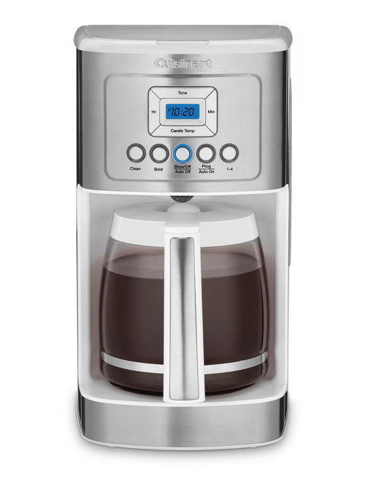 uisinart D3200W 14 Glass arafe PerfeTemp 14up Programmable offeemaker Bundle with Desaling Powder and offee Measure Sooper 3 Item