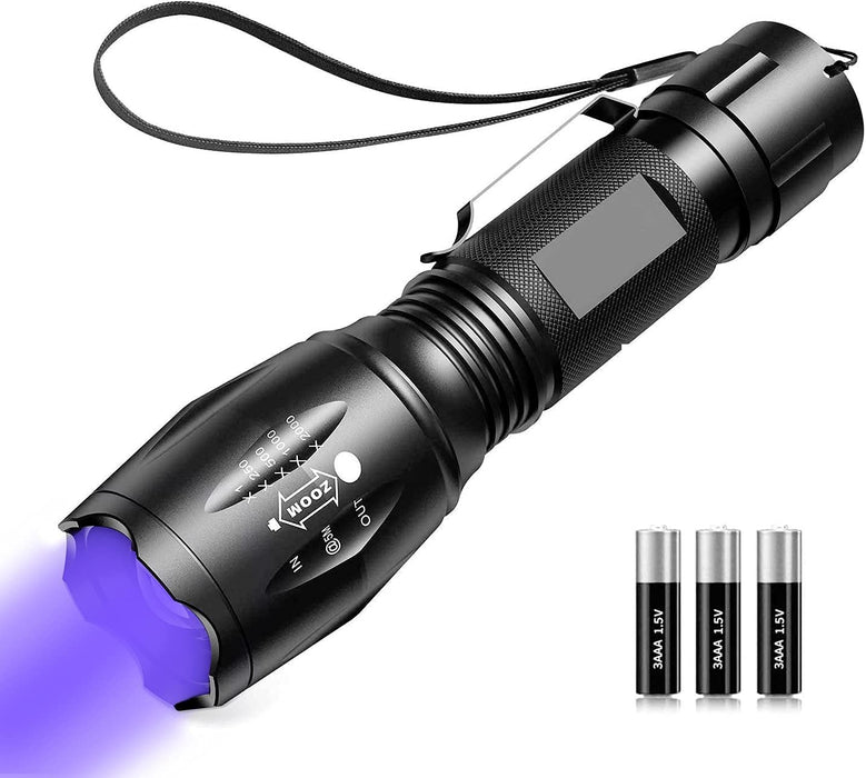 Black Light ,Flashlight, LED UV Torch 2 in 1 Blacklight with 500LM Hig —  CHIMIYA