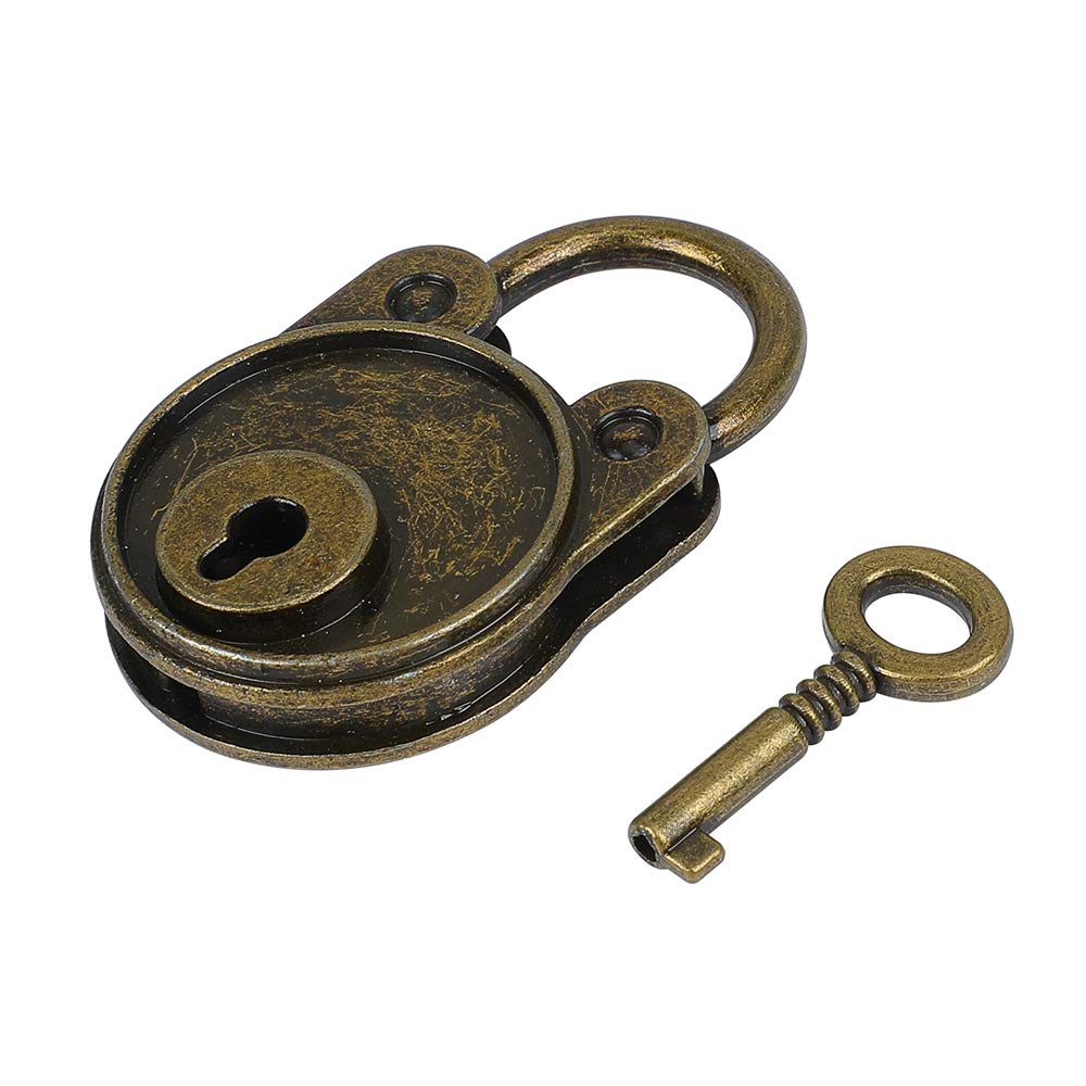 Hyamass hyamass 3pcs vintage antique style mini archaize padlocks