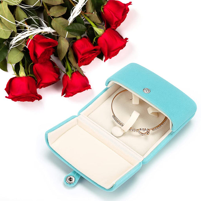MDLUU Velvet Bracelet Box, Bangle Holder Case, Jewelry Storage Displays for Birthday, Wedding, Valentine's Day, Anniversary