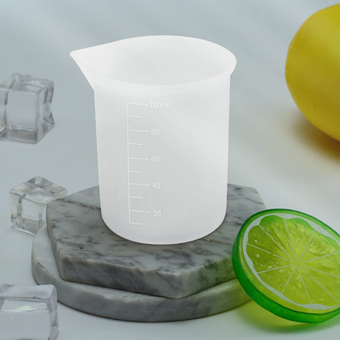 Silicone Measuring Cups for Resin Non-stick Mixing Cups, Precise