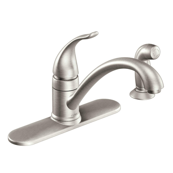 Moen CA87480SRS Kitchen Faucet with Side Spray from the Torrance Collection, Spot Resist Stainless