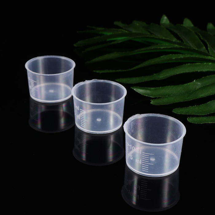 TOYANDONA Disposable Measuring Cup Set Pack of 100 Clear Cups Plastic —  CHIMIYA