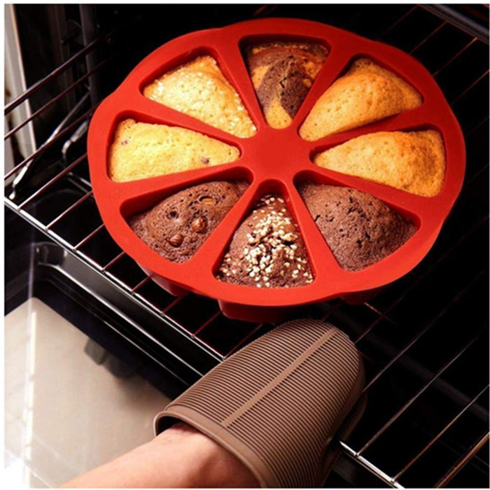 Silicone Cake Pan, 2 Pcs Multi Size Round Cake Mold Pans Baking Mould,  Non-Stick Non-toxic Food-Grade for Muffin Pizza Pastry Baking 