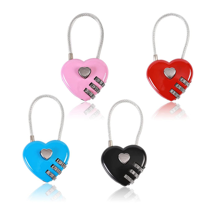 2Pcs Locks With Keys Locker Decor Locker Decoration Heart Lock
