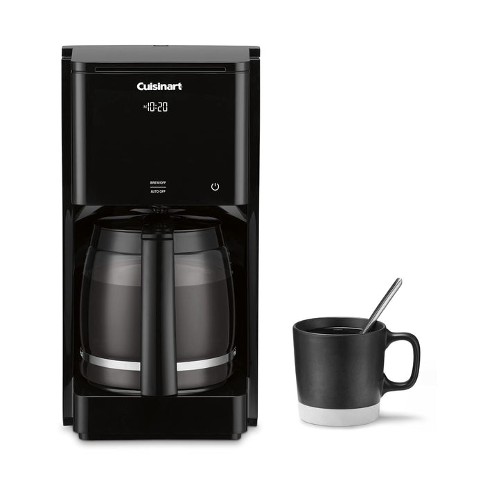 uisinart DT20 14up Touhsreen Programmable offeemaker Bundle with Stainless Steel offee anister with Measuring Spoon 2 Items