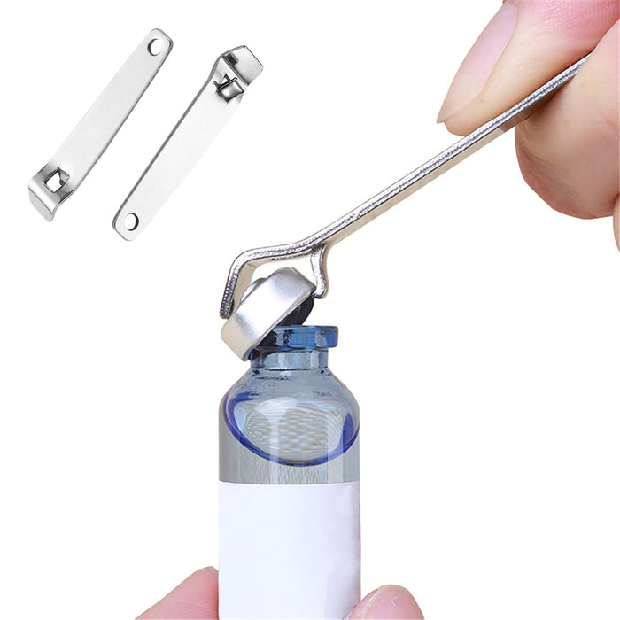 4PCS Mini Pocket Keychain Bottle Opener Botox Vials Opener Phial Cap Remover Oral Liquid Cap Lifter Clinic Hospital Medicine