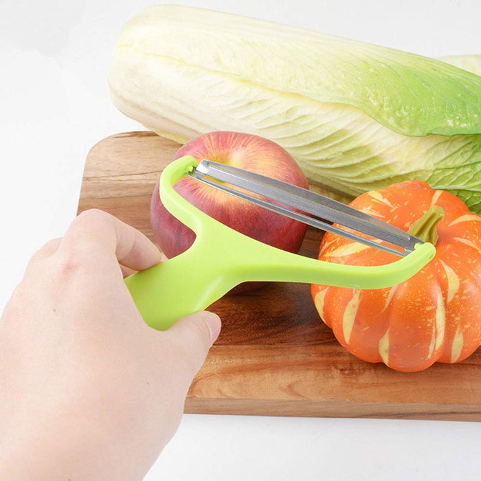 MNTT Stainless Steel Vegetable Peeler,Kitchen Tool Sharp Cucumber Carrot Cutter Fruit Peeler Cabbage Slicer Grater