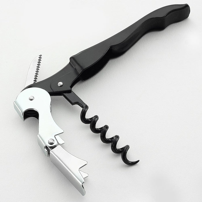 6 Pack Corkscrew Wine Opener With Foil Cutter By YWQ -Thick Stainless Steel Bottle Opener For Beer Or Wine - Love It Or It!