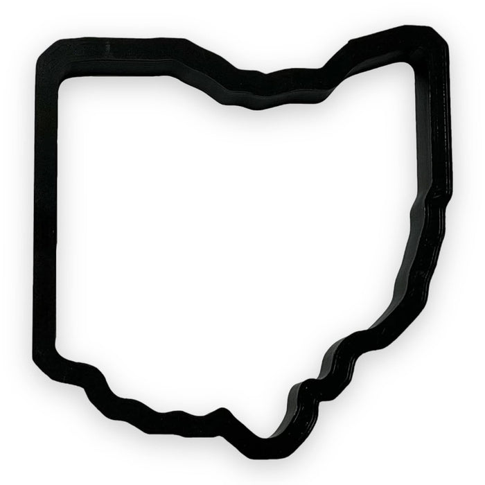 Ohio State Cookie Cutter with Easy to Push Design, for Sports, Work Events, and Graduation Celebrations (4 inch)
