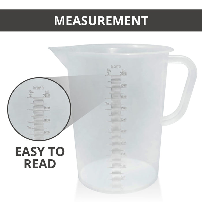 Kitchen Lab 300mL Plastic Measuring Cup Jug Pour Spout Container 