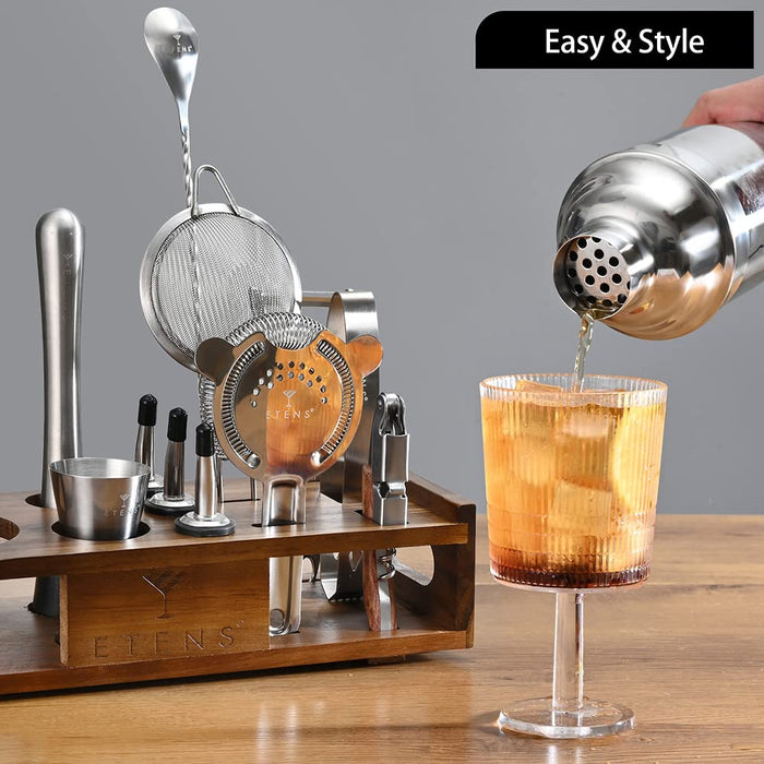 Etens Cocktail Shaker, 24oz Martini Bar Shakers Bartending Bartender –  Etens Barware