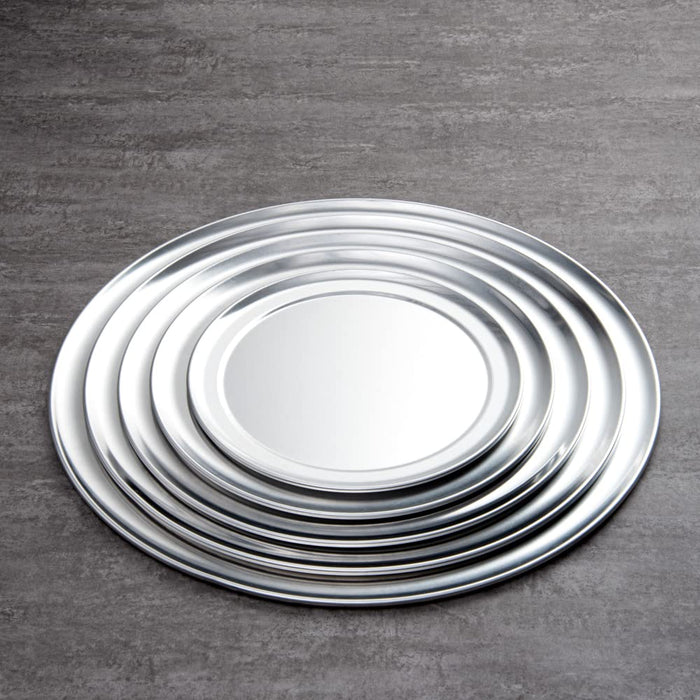 Restaurantware Met Lux 18 Inch Commercial Pizza Pan, 1 Coupe Style