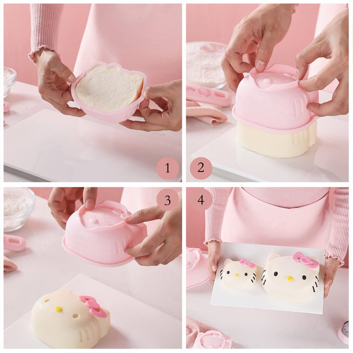 JAYVAR Hello Kitty Cake Pan，6-Inch Non-Stick Silicone Cake Mold,Reusab —  CHIMIYA