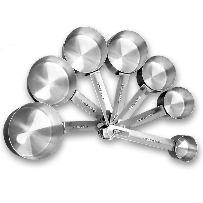 7-pc Stainless Steel Measuring Cup Set