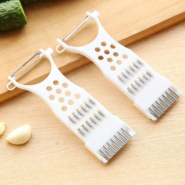 3 In 1 Peeler Set Slicer Stainless Steel Fruit and Vegetable Peeler Grater  Multifunction Kitchen Tool Easy To Clean Gadgets