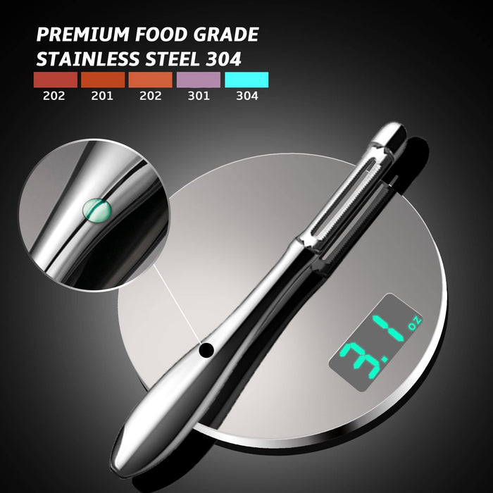 Premium Vegetable Peeler Stainless Steel - Ultra Sharp Blade