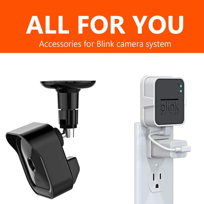All-New Blink Outdoor Camera Surveillance Mount, 3 Pack Weatherproof  Protective Housing and 360 Degree Adjustable Mount with Sync Module 2 Mount
