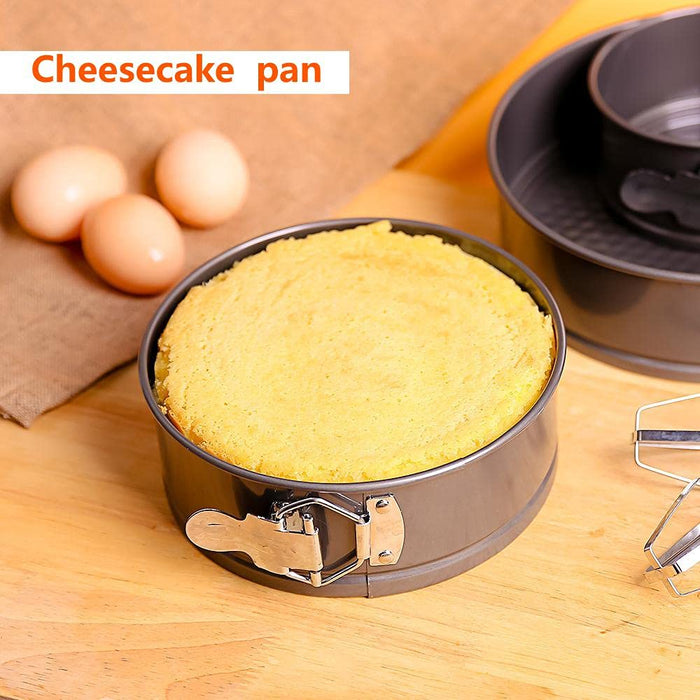 Springform Pan Set, Nonstick 3pcs (7 9 11 Inch) Springform Pans Cheesecake  Pan Removable Bottom, Leakproof Round Spring Form Pans Cake Pans Sets for