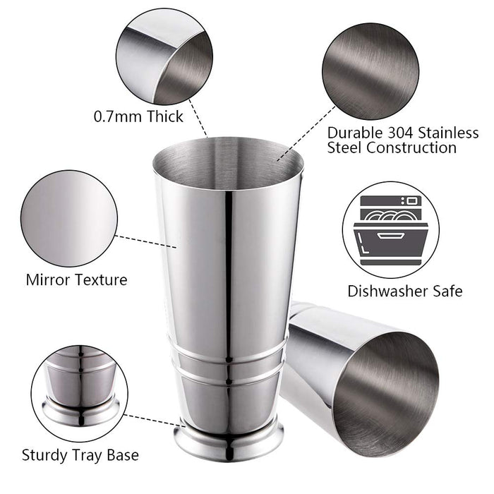 Stainless Steel Boston Shaker Set, Cocktail shaker kit, Shaker cup,  measuring cup, Ice hammer, bottle opener, Seahorse knife