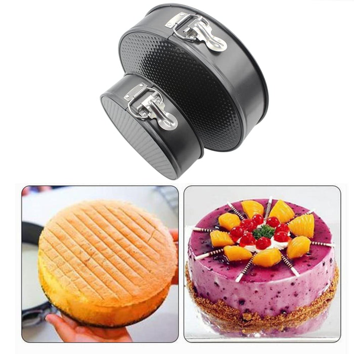 7 Inch Springform Pan Baking Mold Round Leakproof Nonstick Removable Bottom  Bakeware for Cake, Cheesecakes, Pizza, and Quiches - Accessories for