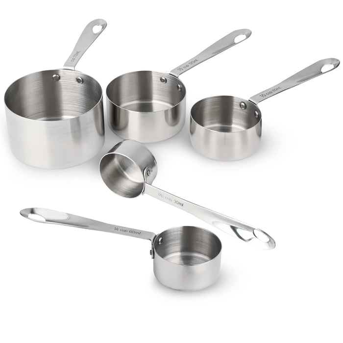 Stainless Steel Measuring Cups - Set of 5