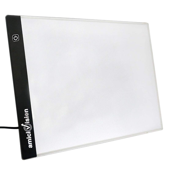  ITingjoy A4 Rechargeable LED Tracer Light Pad, Battery Powered  Adjustable LED Light Table Copy Board Slim Tracing Light Box for Weeding  Vinyl,Diamond Art,Animation,Drawing,X-Ray Viewing