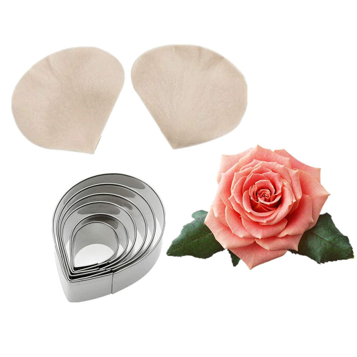 2PCS Rose Flowers silicone molds Cake Chocolate Mold wedding Cake