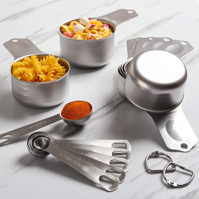 Stainless Steel Measuring Cups, Set of 7