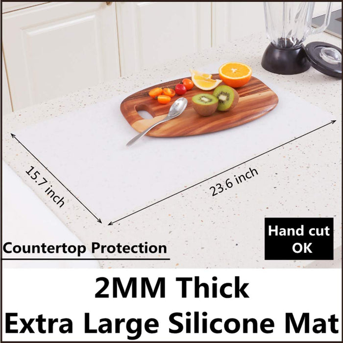  2MM Extra Thick Silicone Mats for Kitchen Counter