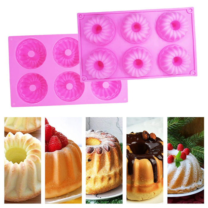 Bakerpan Silicone Mini Cupcake Holders, Mini Cupcake Liners, Pastry & Dessert Cups, 24