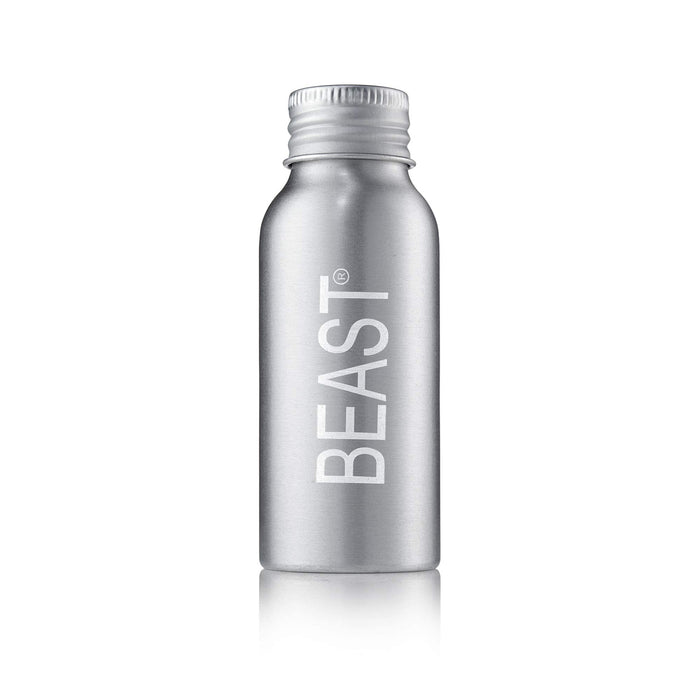 Beast Tingle Shampoo 1L (33.8 fl oz) Pouch + Reusable Durable Aluminum Bottle Shower & Travel Set (1L & 2oz travel size)