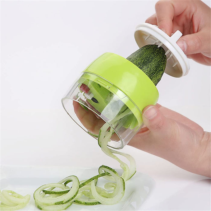XWOZYDR Handheld Spiralizer Vegetable Fruit Slicer 4 In 1 Adjustable S —  CHIMIYA
