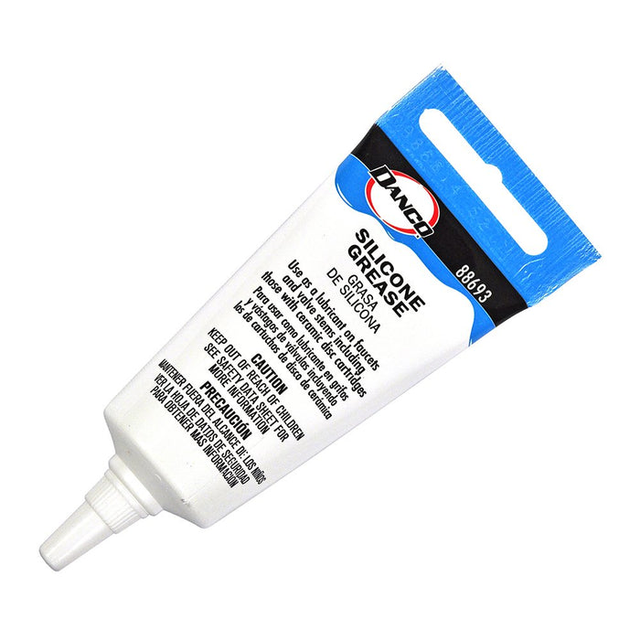DANO Waterproof Silione Fauet Grease Silione Sealant Plumbers valve Grease for Orings 05 oz 1Pak 88693