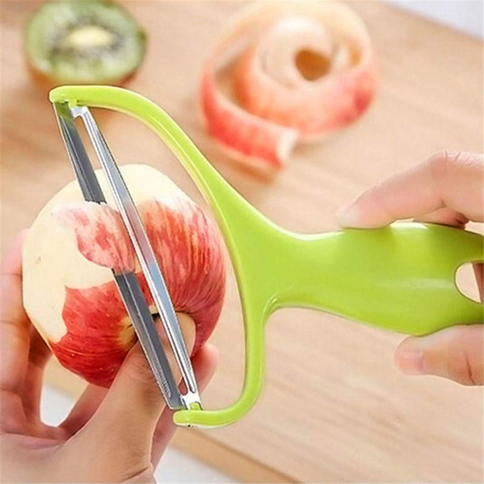 1pc Green Kitchen Vegetable Chopper Slicer, Vegetable Slicer, Zucchini  Noodle Maker, Simple, Stylish And Convenient
