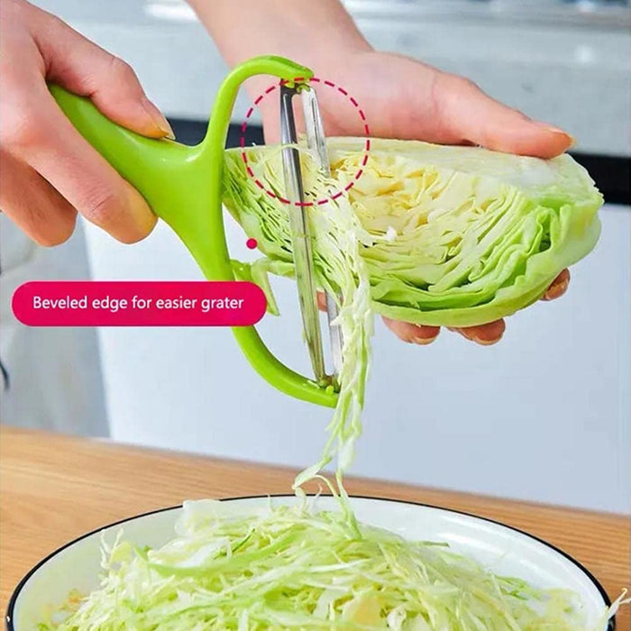 304 Stainless Steel Cabbage Grater, Kitchen Peeling Knife For Purple  Cabbage Garden Lettuce, Shredder With Wide Mouth, Multifunctional Vegetable  Fruit Peeler Outdoor Home Kitchen