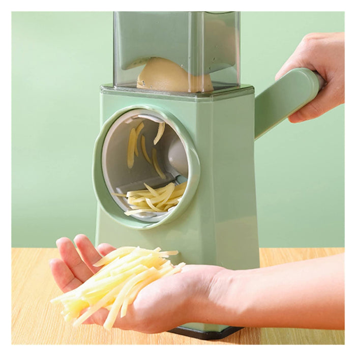 Multifunctional Drum Vegetable Cutter Kitchen Household Circular Vegetable  Cutter Rotary Grater Hand Slicer Kitchen Tool
