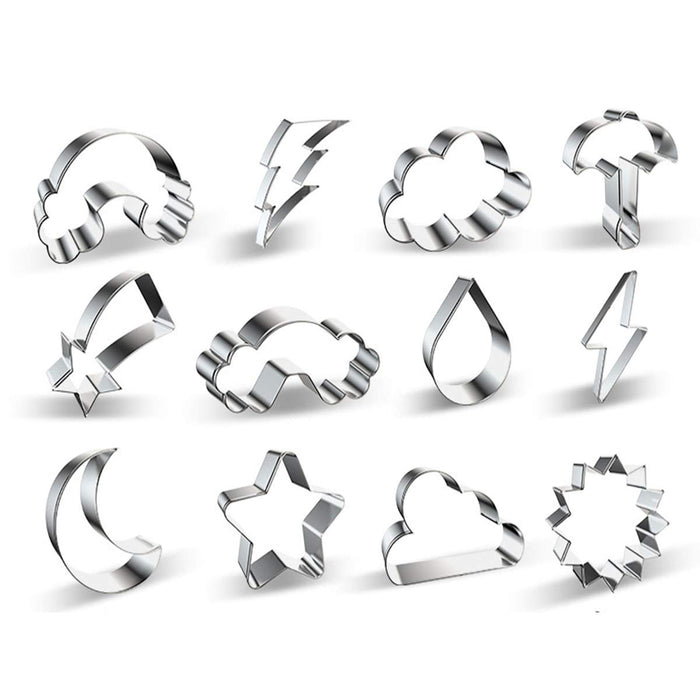 4 Cloud Metal Cookie Cutter