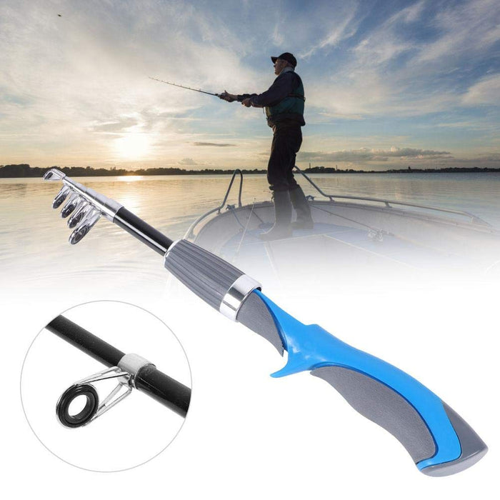 Alomejor Carbon Fishing Rod Short Fishing Rod Protable Telescopic